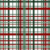 Kerstmis plaid naadloos patroon in groente, rood kleuren. knus winter geruit herhaling achtergrond. vector winter tijd traditioneel flanel ontwerp, Schots ornament, controleren, katoenen stof Schotse ruit afdrukken, behang