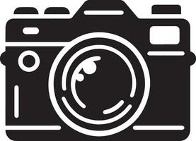 camera icoon vector kunst illustratie zwart kleur 6