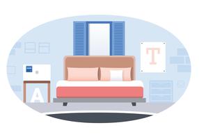 Vector Designer kamer illustratie