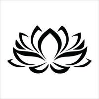 elegant , modieus en geweldig lotus bloem kunst en illustrator vector