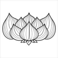 elegant , modieus en geweldig lotus bloem kunst en illustrator vector