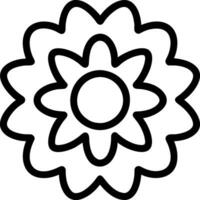 kleurboek bloem vector