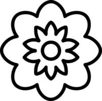 kleurboek bloem vector