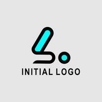 creatief abstract brief li logo vector. vector