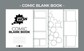 afdrukbare kdp grappig blanco boek vector ontwerp sjabloon