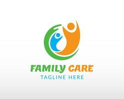 familie zorg logo pret familie creatief logo vector