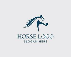 paard logo dier logo creatief paard logo minimalistische paard logo vector