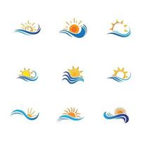 zon en watergolf-50 vector