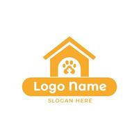 hond logo vector. huisdier vriendelijk logo. dier logotype concept. vector illustratie.