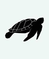 schildpad silhouetten vector illustratie