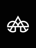 sae monogram logo sjabloon vector