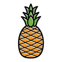 ananas logo sjabloon vector