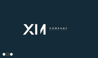 xn alfabet brieven initialen monogram logo nee, X en n vector