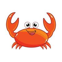 krab karakter illustratie vector