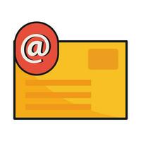 e-mail afzet illustratie vector