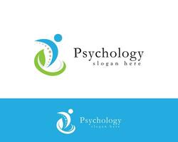 psychologie creatief logo natuur Gezondheid zorg mentaal geneeskunde behandeling vector