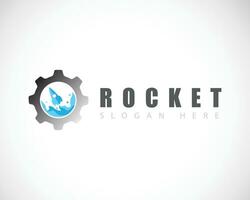 raket logo creatief uitrusting onderhoud wetenschap onderwijs web embleem bedrijf vector