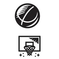 basketbal icoon perfect voor logo's, statistieken en infographics. vector