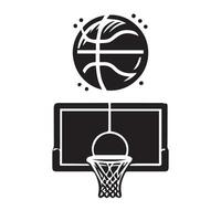 basketbal icoon perfect voor logo's, statistieken en infographics. vector