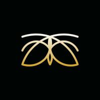glimworm logo ontwerp icoon vector, modern en minimalistische vlak vector
