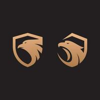 adelaar hoofd gemakkelijk vector logo ontwerp
