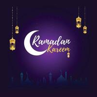 gelukkige ramadan kareem vector