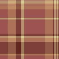 bijhouden controleren structuur plaid, post achtergrond naadloos tartan. Verlichting patroon vector textiel kleding stof in rood en oranje kleuren.