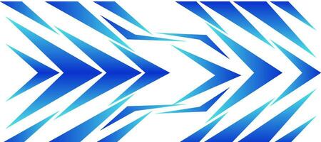 sportief blauw scherp pijl helling racing ontwerp achtergrond vector
