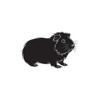 Guinea varken vector illustratie Aan wit achtergrond.