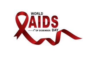 wereld AIDS bewustzijn dag concept vector