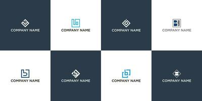 reeks brief b logo sjabloon vector. b monogram logo vector. b symbool vector. vector