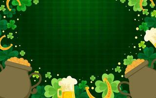 st Patrick dag achtergrond vector