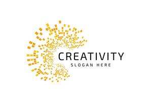 creatief high Tech logo geïsoleerd Aan brief c. bedrijf technologie logo ontwerp sjabloon vector