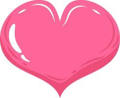 valentijnsdag dag roze hart ontwerp SVG vector