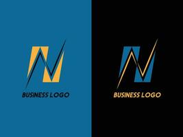als uw bedrijf naam begint met n, vervolgens deze n brief logo is voor jij. vector
