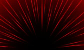 abstract rood licht snelheid zoom Aan zwart achtergrond technologie vector