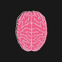 menselijk hersenen vector illustratie ontwerp