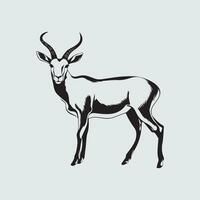 antilope vector kunst, pictogrammen, en grafiek