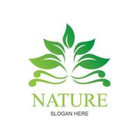 natuur creatief symbool biologisch concept. bio kruiden Gezondheid zorg abstract bedrijf eco logo. vers voedsel, cirkel pakket, schoonheid flora, apotheek icoon. zakelijke identiteit logo, bedrijf grafisch vector