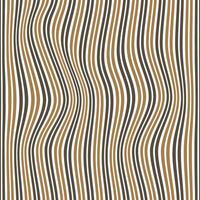 modern gemakkelijk abstract genaaid lite en donker bruin kleur golvend vervormen verticaal lijn patroon vector
