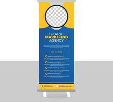 sjabloon voor rollup-banner vector