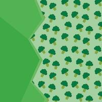 broccoli patroon, illustratie, ideaal voor ontwerp of achtergronden en prints vector
