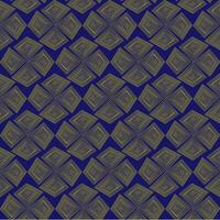 naadloos vector abstract patroon in de het formulier van geel meetkundig vormen Aan een blauw achtergrond