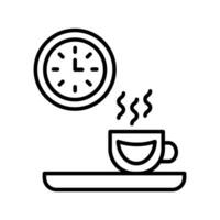 koffie breken in vector. illustratie vector