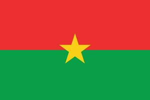 vlag van Burkina faso.nationaal vlag van Burkina faso vector