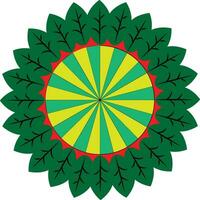 nieuw mandala kleur bloem ontwerp vector