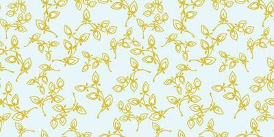 licht abstract bloemen naadloos patroon. vector hand- getrokken. creatief takken en druppels afdrukken. ontwerp voor kleding stof, mode, behang, oppervlakte ontwerp