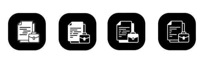 document icoon in vlak. een document icoon ontwerp. voorraad vector. vector