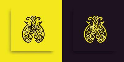 twee verschillend logos voor een restaurant vector