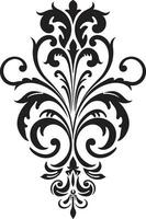 ingewikkeld botanisch detail vector logo bloesem elegantie decor element logo